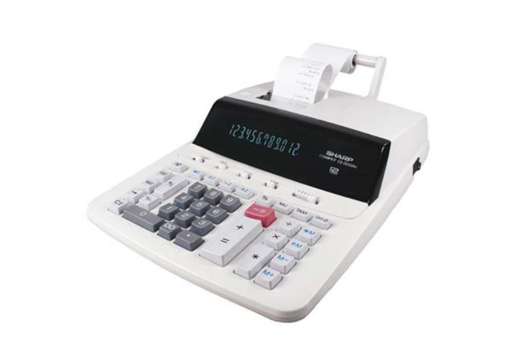 Immagine di Sharp - Calcolatrice scrivente CS 2635LW - 12 cifre - CS2635LW