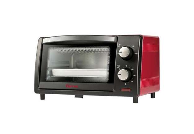 Immagine di Forno elettrico ventilato - 10 L - nero/rosso - Girmi