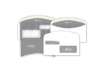 Immagine di Buste con 2 finestre Pigna Envelopes FLY-Matic 2 80 g/m² 115x230 mm bianco conf. 1000 - 0224302
