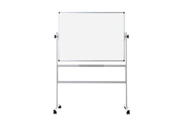 Immagine di Lavagne cancellabili Bi-office Revolver - magnetica doppia girevole bianca - 150x120 cm bianco - QR0