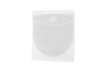 Immagine di Custodia autoadesiva per CD/DVD Q-Connect 12,6x12,6 cm trasparente Conf. 10 pezzi - KF27032