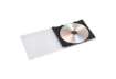 Immagine di Porta CD/DVD Q-Connect Jewel case standard sp. 10 mm nero/trasparente conf. 10 pezzi - KF02209