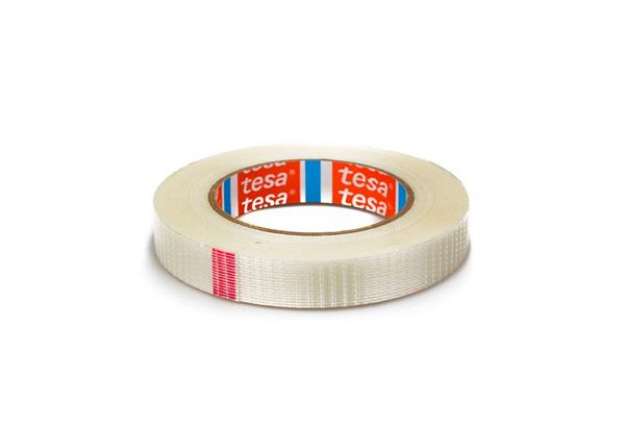 Immagine di Nastri adesivi per la spedizione tesa trama bidirezionale 250 N/cm trasparente rinforzato 19 mm x 50