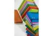Immagine di Cartella a 3 lembi con elastico piatto BREFIOCART NEW COLOR 25x35 cm dorso 10 cm blu - 0221301.BL