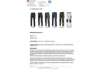 Immagine di Pantalone da lavoro U-Power ATOM Black Carbon - taglia XL PE145BC-XL