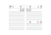 Immagine di Agenda giornaliera 2027 s/d abbinati copertina gommata 11x16,5 cm blu - 27-205FT-C10