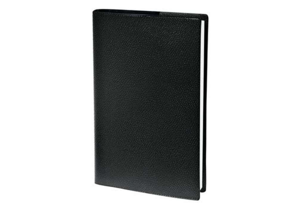 Immagine di Agenda settimanale 2027 Quo Vadis Presidente Impala 21x27 cm - riv. plastico granuloso nero 01611127