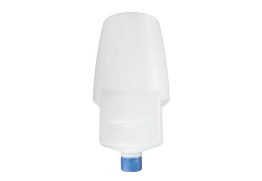 Immagine di Cartuccia rigida di sapone liquido per IN-SO1/WC Hylab capacità 1000 ml sapone azzurro  Conf. 12 pez
