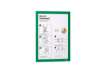 Immagine di Cornice espositiva Durable Duraframe® A4 236x323 mm verde conf. 10 pz - 4882-05