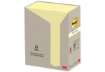 Immagine di Foglietti riposizionabili Post-it® Notes carta riciclata Giallo Canary™ - 76x76 mm - 6 blocchetti da